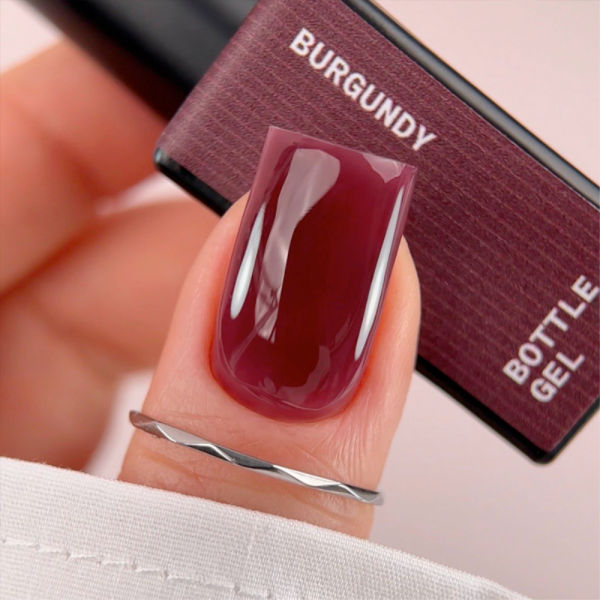 Гель рідкий Biblioteka Bottle Gel №08 Burgundy, бордо, 10 мл