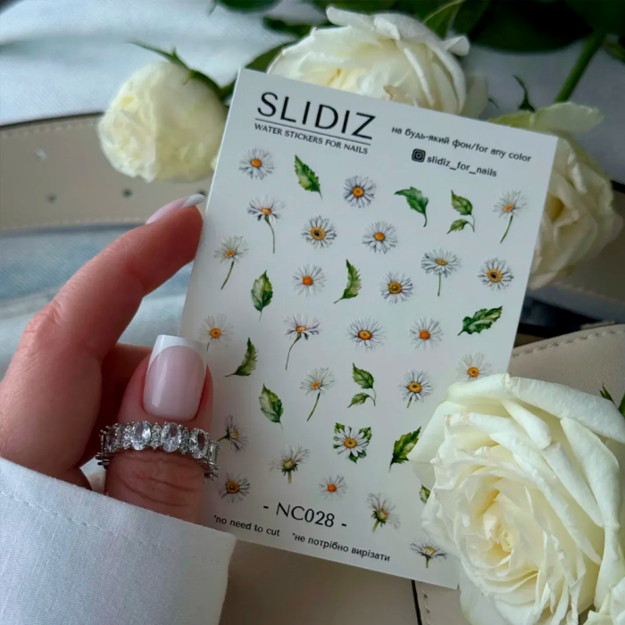 Слайдер-дизайн SLIDIZ NC028, квіти (не потрібно вирізати)