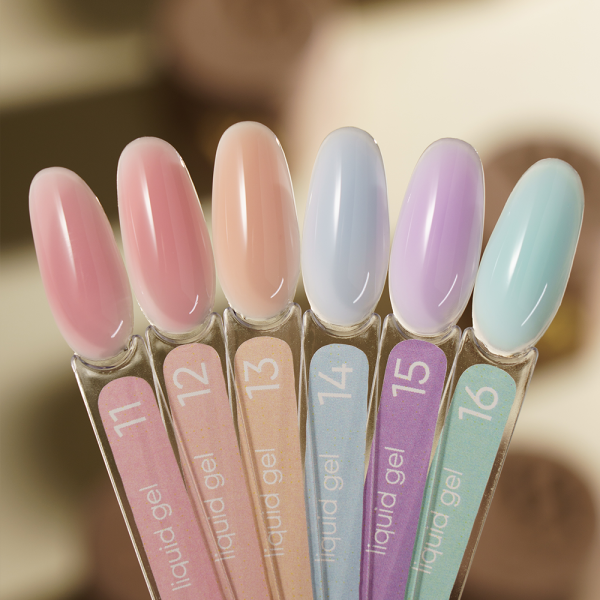 Гель жидкий Valeri Liquid Gel №14, нежно-голубой, 15 мл