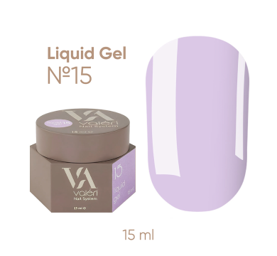 Гель жидкий Valeri Liquid Gel №15, лиловый, 15 мл