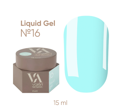 Гель рідкий Valeri Liquid Gel №16, тіффані, 15 мл