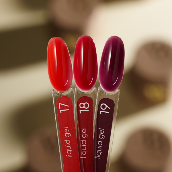 Гель жидкий Valeri Liquid Gel №17, красный, 15 мл