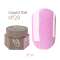 Гель жидкий Valeri Liquid Gel №28, розовый с белыми блестками, 15 мл