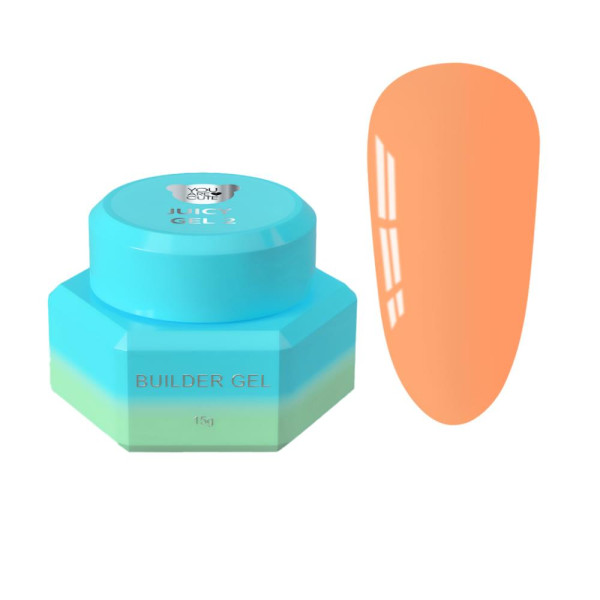 Гель для нарощування You Are Cute Juicy Gel №02, помаранчевий, 15 мл