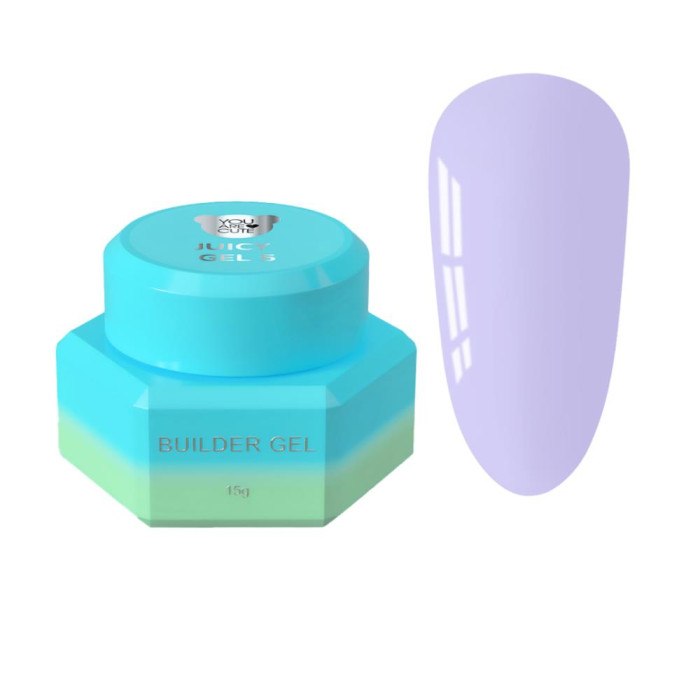 Гель для наращивания You Are Cute Juicy Gel №05, лиловый, 15 мл