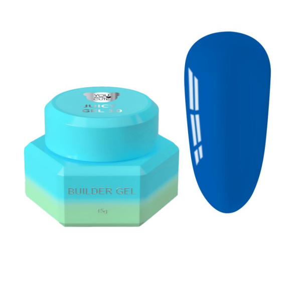 Гель для нарощування You Are Cute Juicy Gel №10, синій, 15 мл