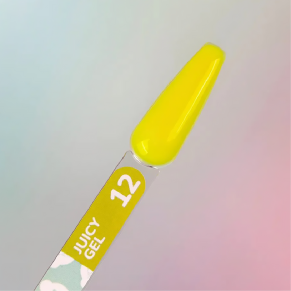 Гель для наращивания You Are Cute Juicy Gel №12, желтый неон, 15 мл