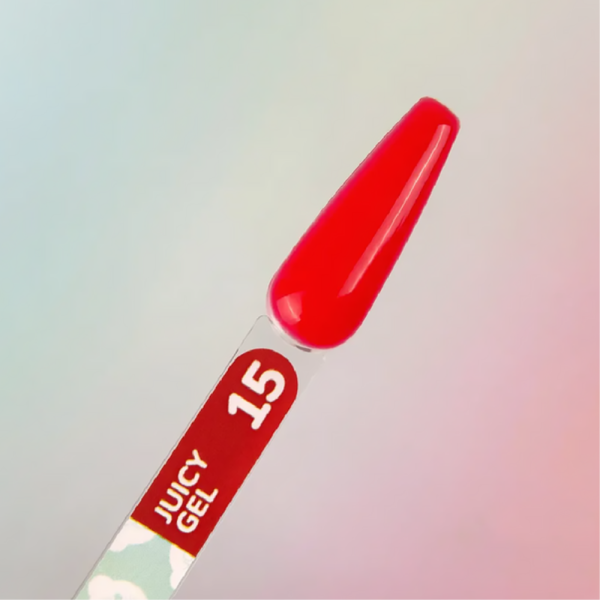 Гель для нарощування You Are Cute Juicy Gel №15, червоний, 15 мл