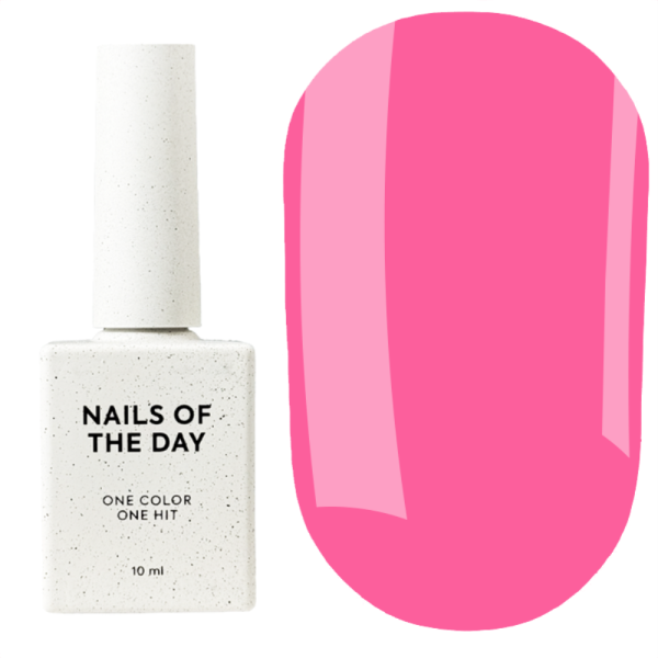 Гель-лак NAILSOFTHEDAY Summer 2026 Heart №196, ярко-розовый, 10 мл