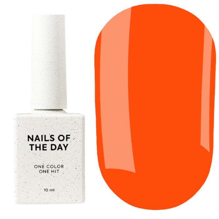 Гель-лак NAILSOFTHEDAY Summer 2026 Juice №222, ярко-оранжевый, 10 мл