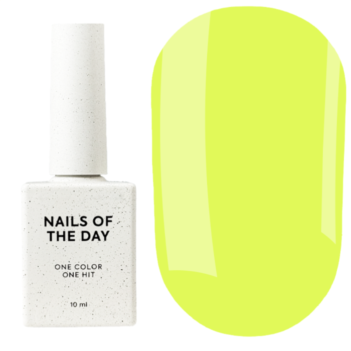 Гель-лак NAILSOFTHEDAY Summer 2026 Solar №230, яскраво-жовтий, 10 мл