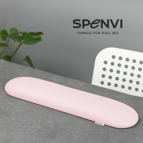 Подлокотник для маникюра SPENVI Classic Pastel Рink, светло-розовый