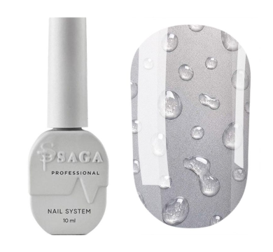 Топ без липкого слоя SAGA Рrofessional Rain Effect, с эффектом капелек, 10 мл