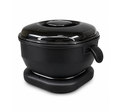 Воскоплав Wax Warmer із силіконовою чашею, 100 Вт, 400 мл, чорний