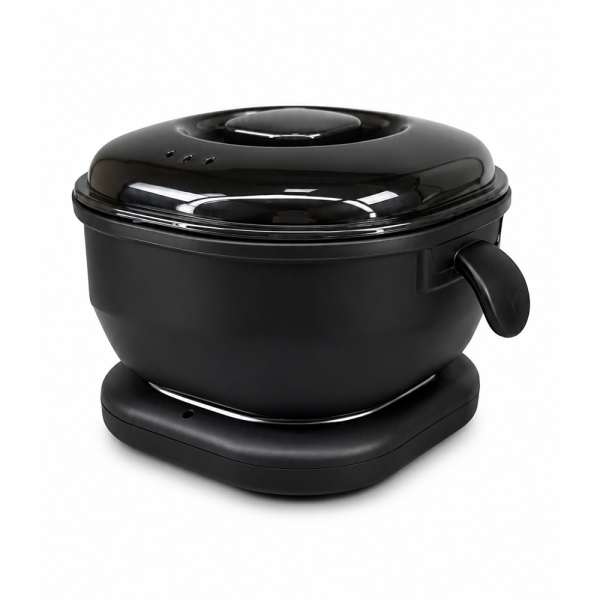 Воскоплав Wax Warmer із силіконовою чашею, 100 Вт, 400 мл, чорний