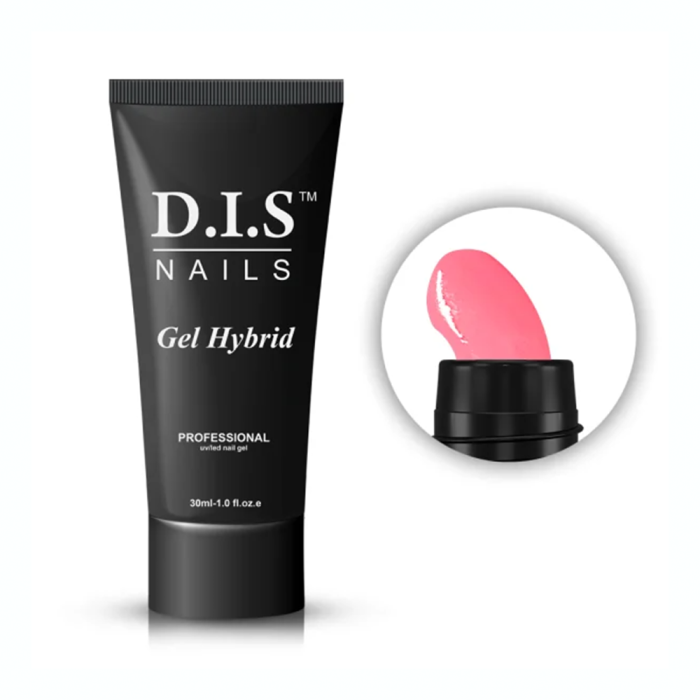 DIS Gel Hybrid - акрил-гель № 25, рожевий шовк, 30 мл