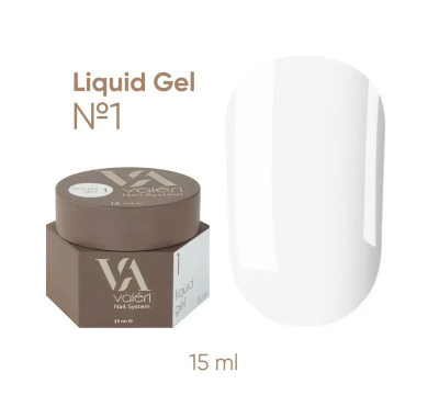 Гель жидкий Valeri Liquid Gel №01, белый, 15 мл