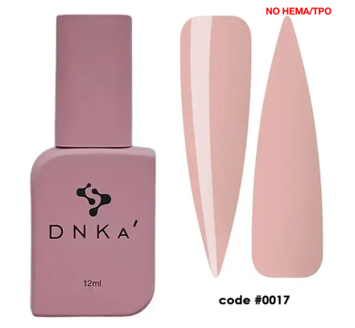 Гель рідкий DNKa Fast Gel Oxford #0017, кремово-рожевий, 12 мл