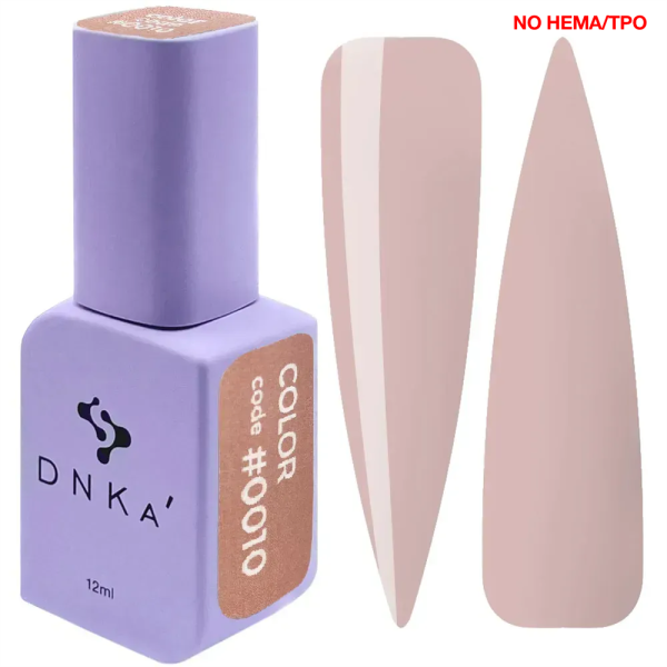 Гель-лак DNKa Gel Polish Color New Formula #0010, капучино, 12 мл