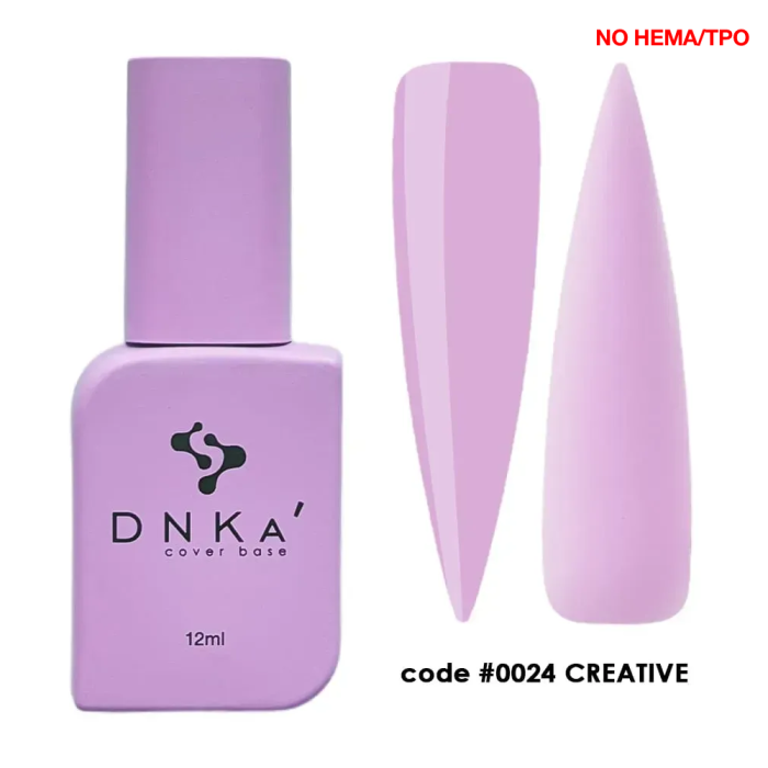 База камуфлююча DNKa Cover Rubber Base French New Formula №0024 Сreative, ліловий, 12 мл
