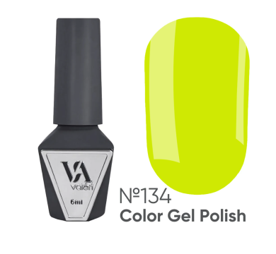 Гель-лак Valeri Color New №134, жовтий, 6 мл