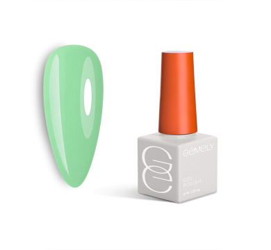 Гель-лак GEMELY Max Color №037, салатовий, 6 мл