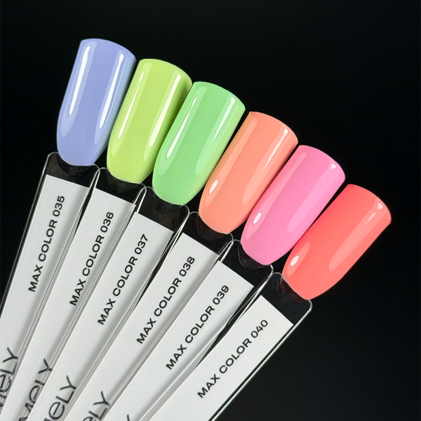 Гель-лак GEMELY Max Color №038, персиковый, 6 мл