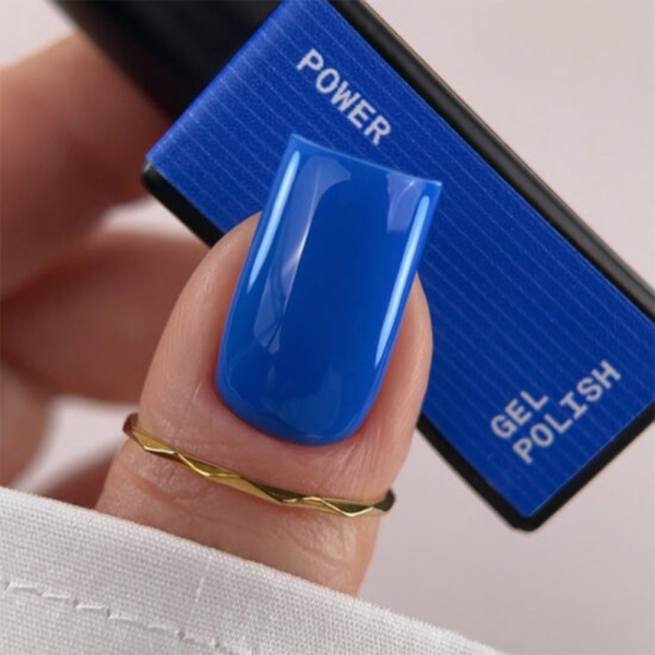 Гель-лак Biblioteka Gel Polish №64 Power, электро-синий, 10 мл