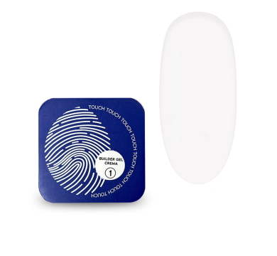 Гель для нарощування Touch Builder Gel Crema №01, молочний, 30 мл