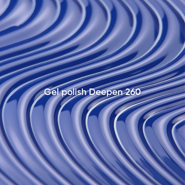 Гель-лак NAILSOFTHEDAY Gel Polish №260 Deepen, темно-синий, 10 мл