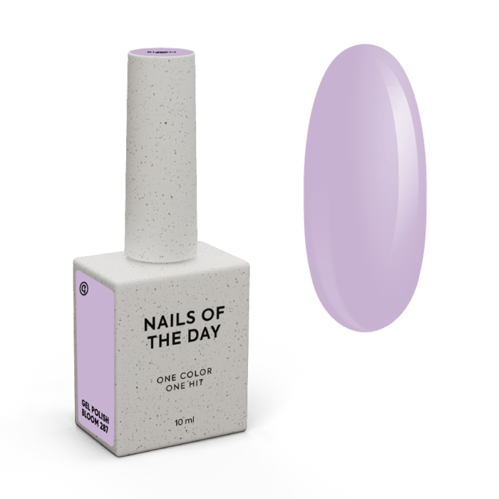 Гель-лак NAILSOFTHEDAY Gel Polish №287 Bloom, пастельно-ліловий, 10 мл