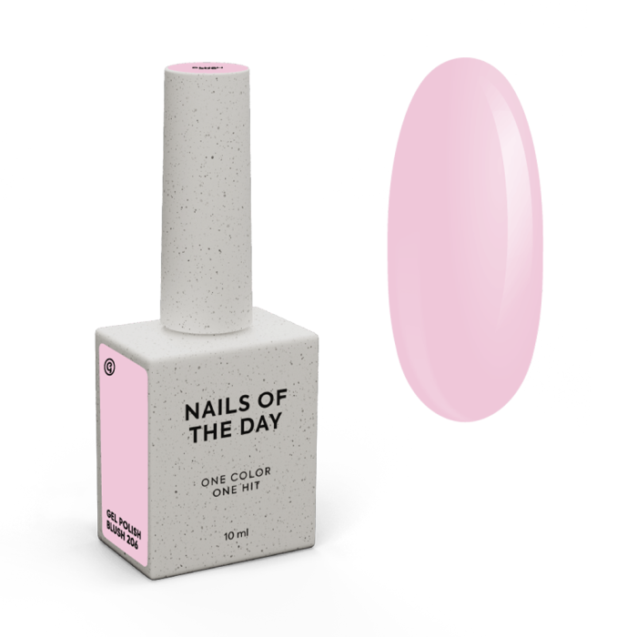 Гель-лак NAILSOFTHEDAY Gel Polish №206 Blush, пастельно-розовый, 10 мл