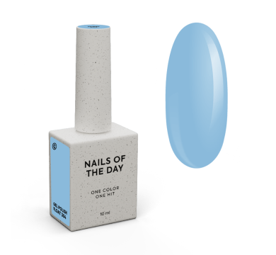Гель-лак NAILSOFTHEDAY Gel Polish №304 Float, пастельно-блакитний, 10 мл
