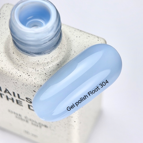 Гель-лак NAILSOFTHEDAY Gel Polish №304 Float, пастельно-блакитний, 10 мл