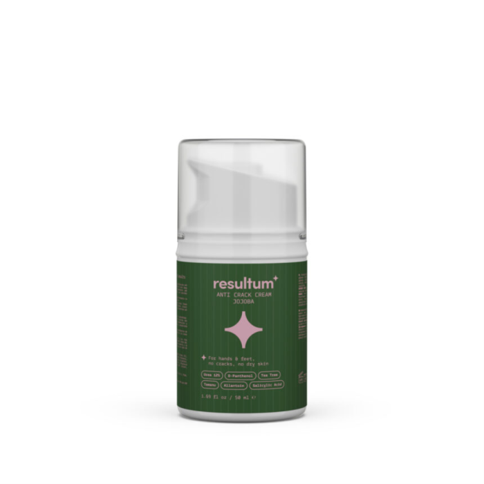 Крем от трещен для рук и стоп Resultum Anti Crack Cream Jojoba с жожоба, 50 мл
