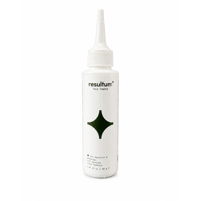 Тальк косметический Resultum Talc Powder для маникюра и педикюра, 80 г