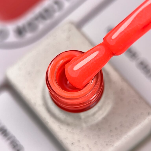 Гель-лак NAILSOFTHEDAY Color Of The Month June 2026 Dopamine, колір місяця, малиний-помаранч, 10 мл
