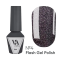 Гель-лак світловідбивний Valeri Gel Polish Flash New №04, чорно-рожевий, 6 мл