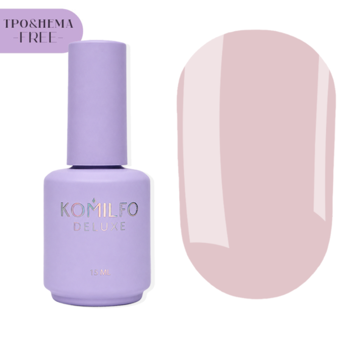 База для френча Komilfo Color Base French №010, персиковый нюд, 15 мл (HEMA/TPO free)