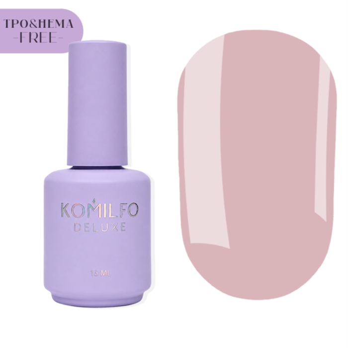 База для френчу Komilfo Color Base French №011, рожево-персикова, 15 мл (HEMA/TPO free)