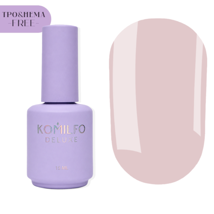 База для френчу Komilfo Color Base French №012, пильно-рожева, 15 мл (HEMA/TPO free)