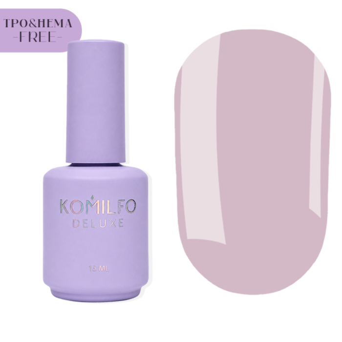 База для френчу Komilfo Color Base French №013, лілово-рожева, 15 мл (HEMA/TPO free)