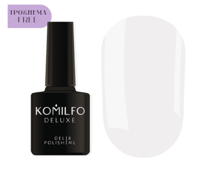 База для френчу Komilfo Color Base French №002, молочно-рожева, 8 мл (HEMA/TPO free)