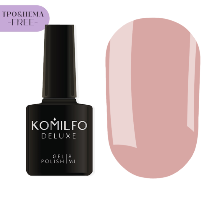 База для френча Komilfo Color Base French №011, розово-персиковая, 8 мл (HEMA/TPO free)