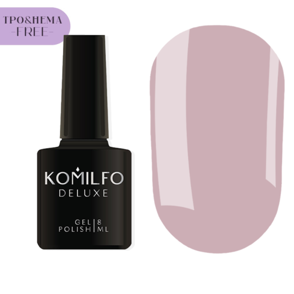 База для френчу Komilfo Color Base French №014, сливово-рожева, 8 мл (HEMA/TPO free)