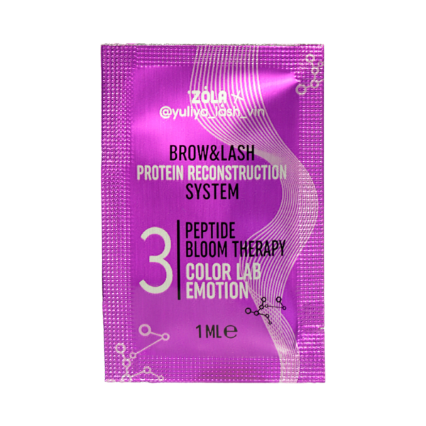 Склад для ламінування ZOLA x Yuliya Lash Vin Color Lab Emotion №03 Peptide Bloom Therapy, 1 мл