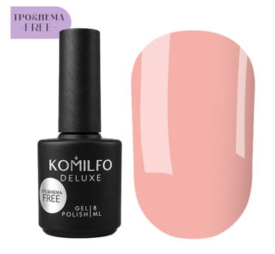 Гель-лак Komilfo Macarons №M001, ніжно-персиковий, 8 мл (HEMA/TPO free)