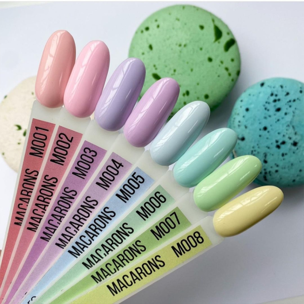 Гель-лак Komilfo Macarons №M001, нежно-персиковый, 8 мл (HEMA/TPO free)