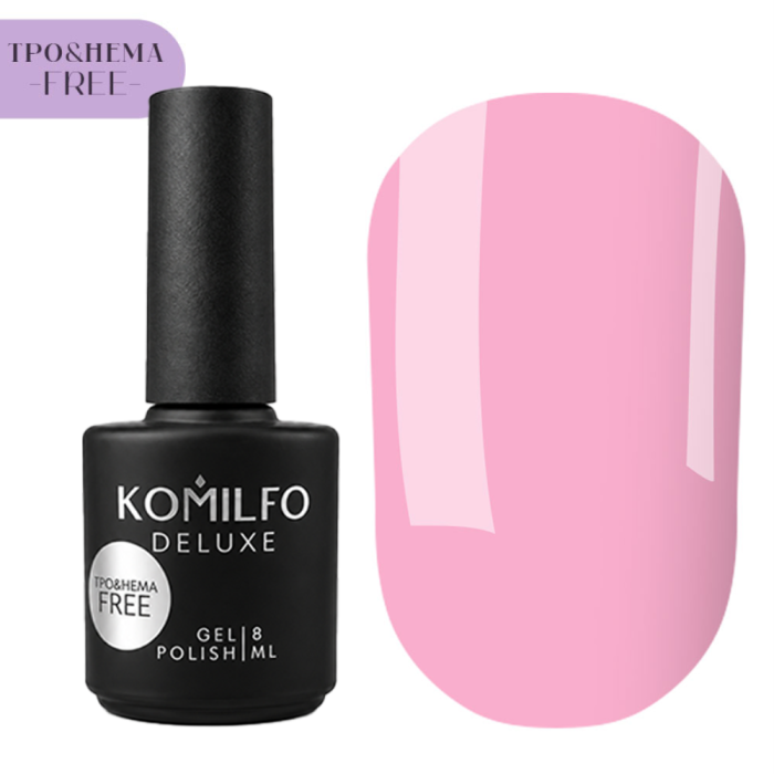 Гель-лак Komilfo Macarons №M002, ніжно-рожевий, 8 мл (HEMA/TPO free)