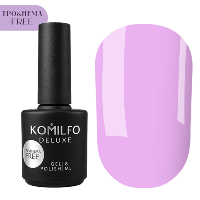 Гель-лак Komilfo Macarons №M004, ніжно-ліловий, 8 мл (HEMA/TPO free)